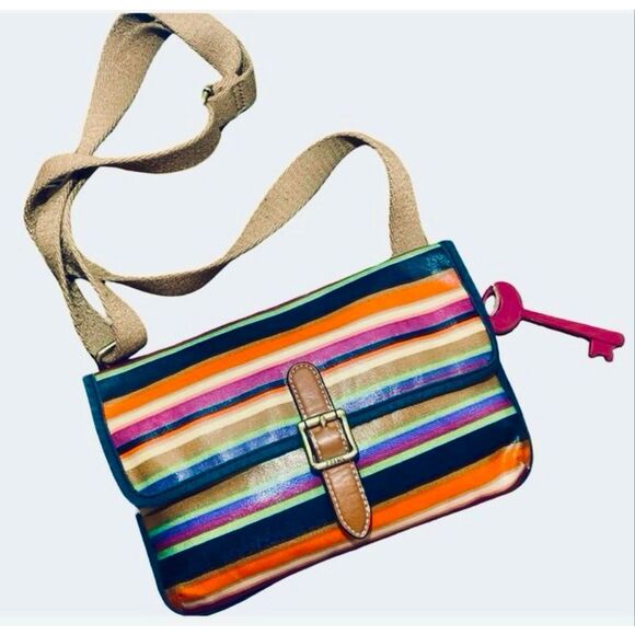Fossil Vintage Key Per Crossbody - Picture 1 of 6